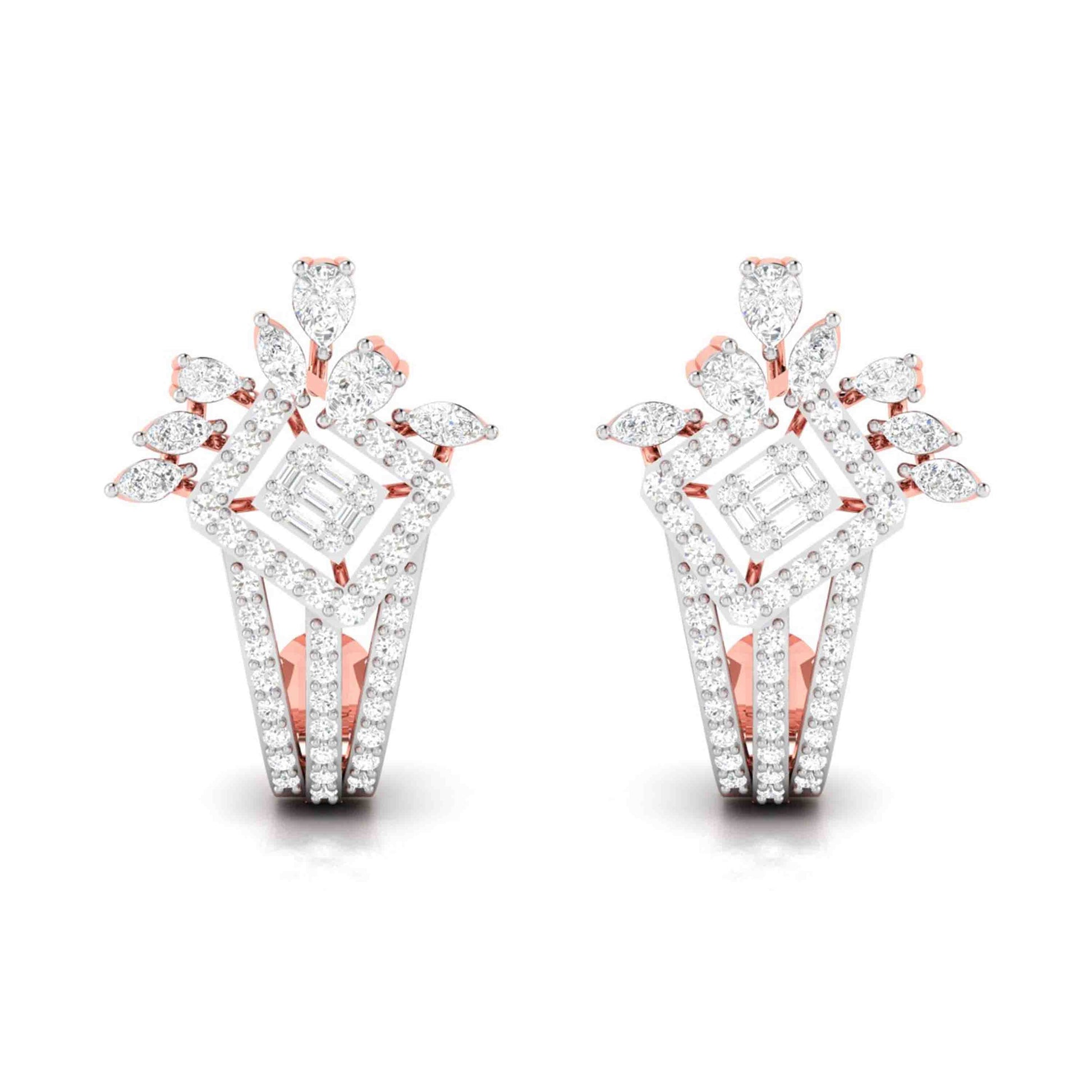 Designer earrings collection Eleonora Lab Grown Diamond Bali Fiona Diamonds