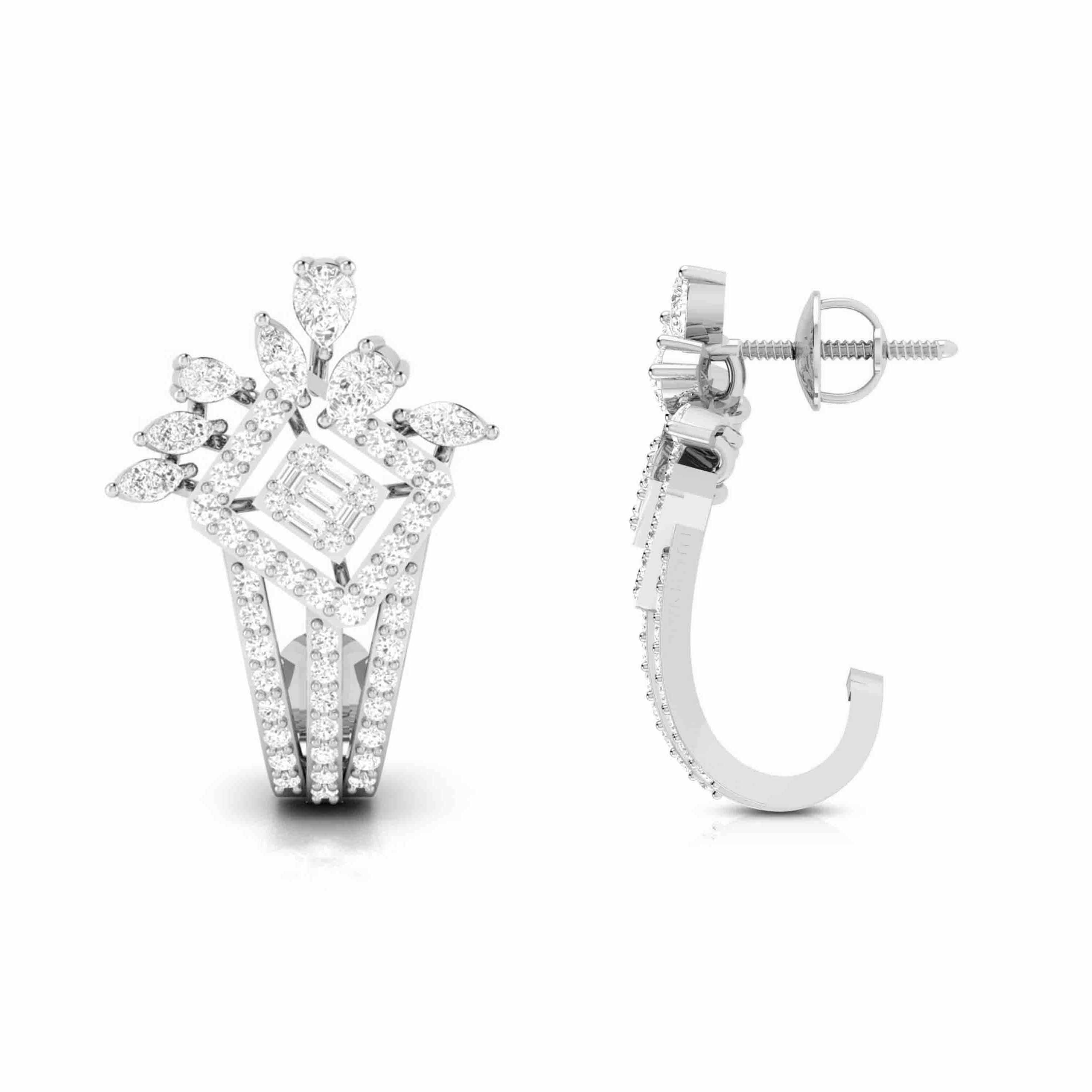 Designer earrings collection Eleonora Lab Grown Diamond Bali Fiona Diamonds