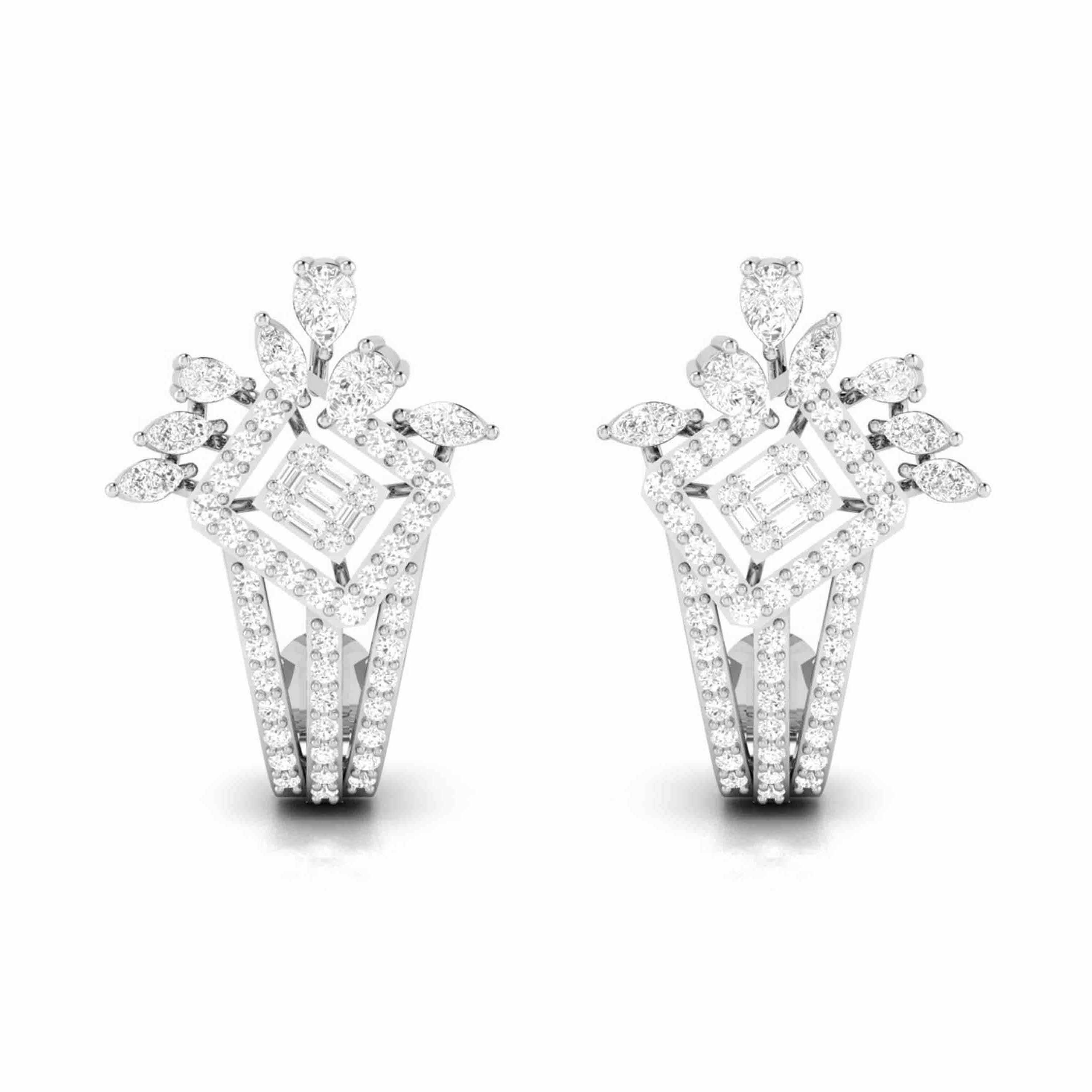 Designer earrings collection Eleonora Lab Grown Diamond Bali Fiona Diamonds