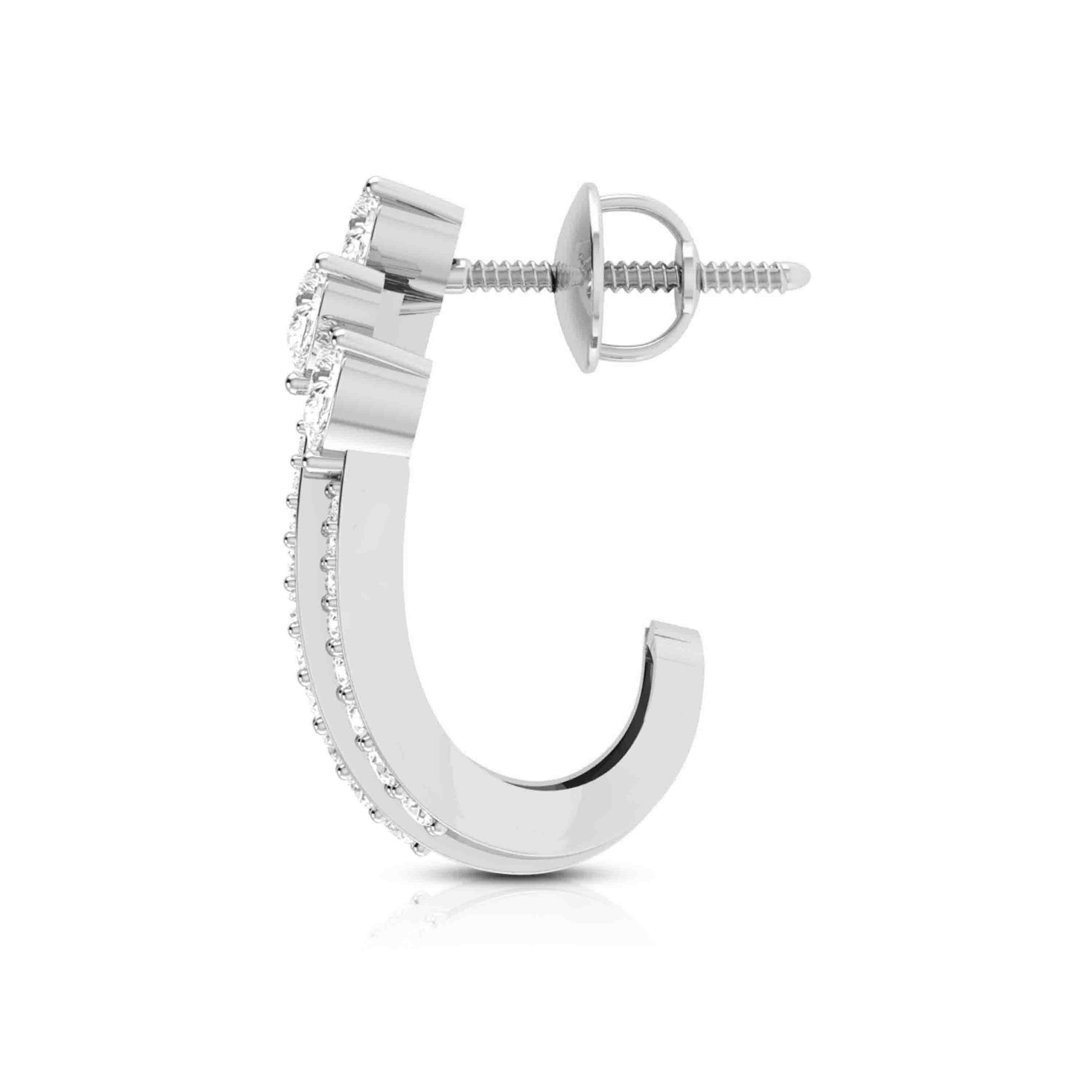 Latest earrings design Antennae Lab Grown Diamond Earrings Fiona Diamonds
