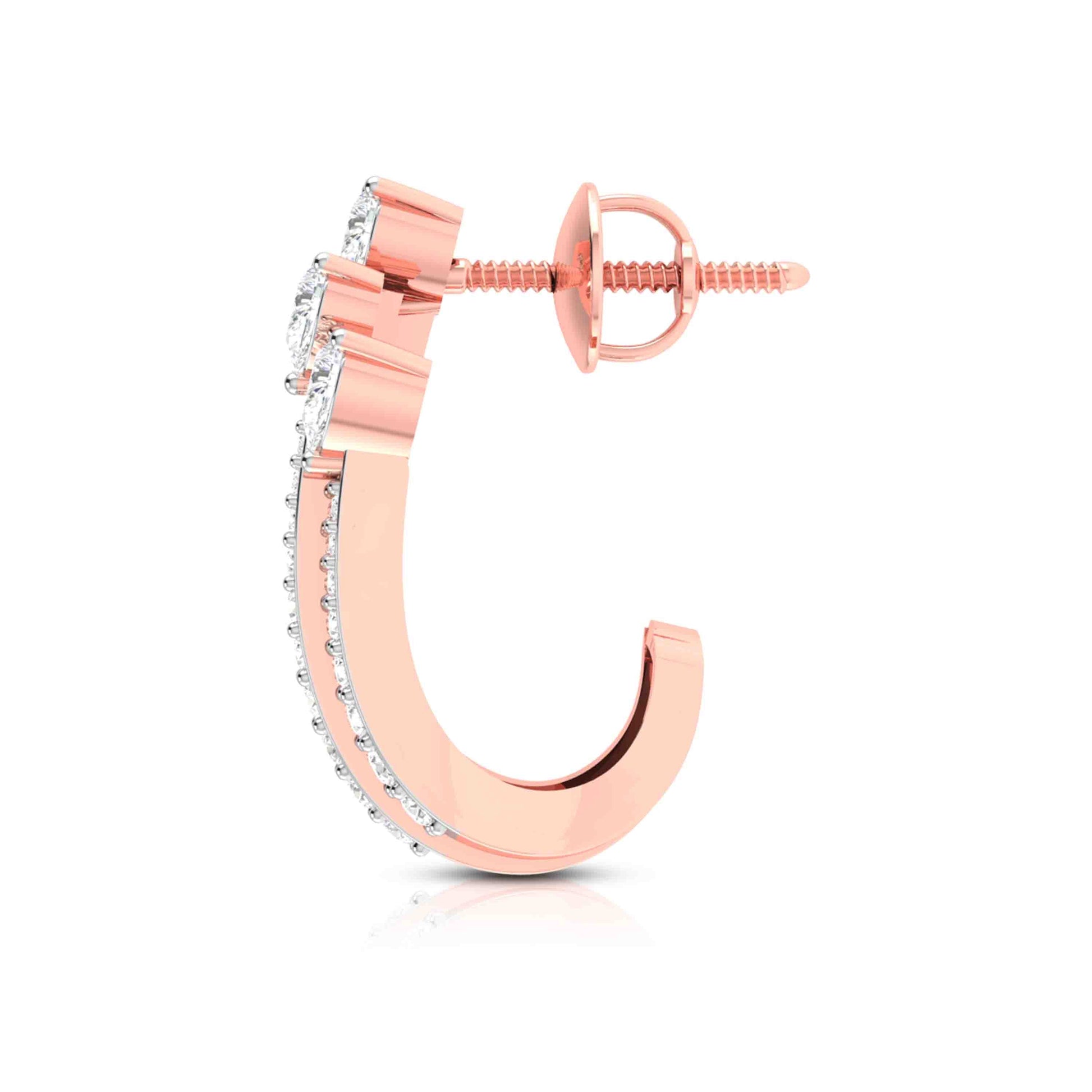 Latest earrings design Antennae Lab Grown Diamond Earrings Fiona Diamonds