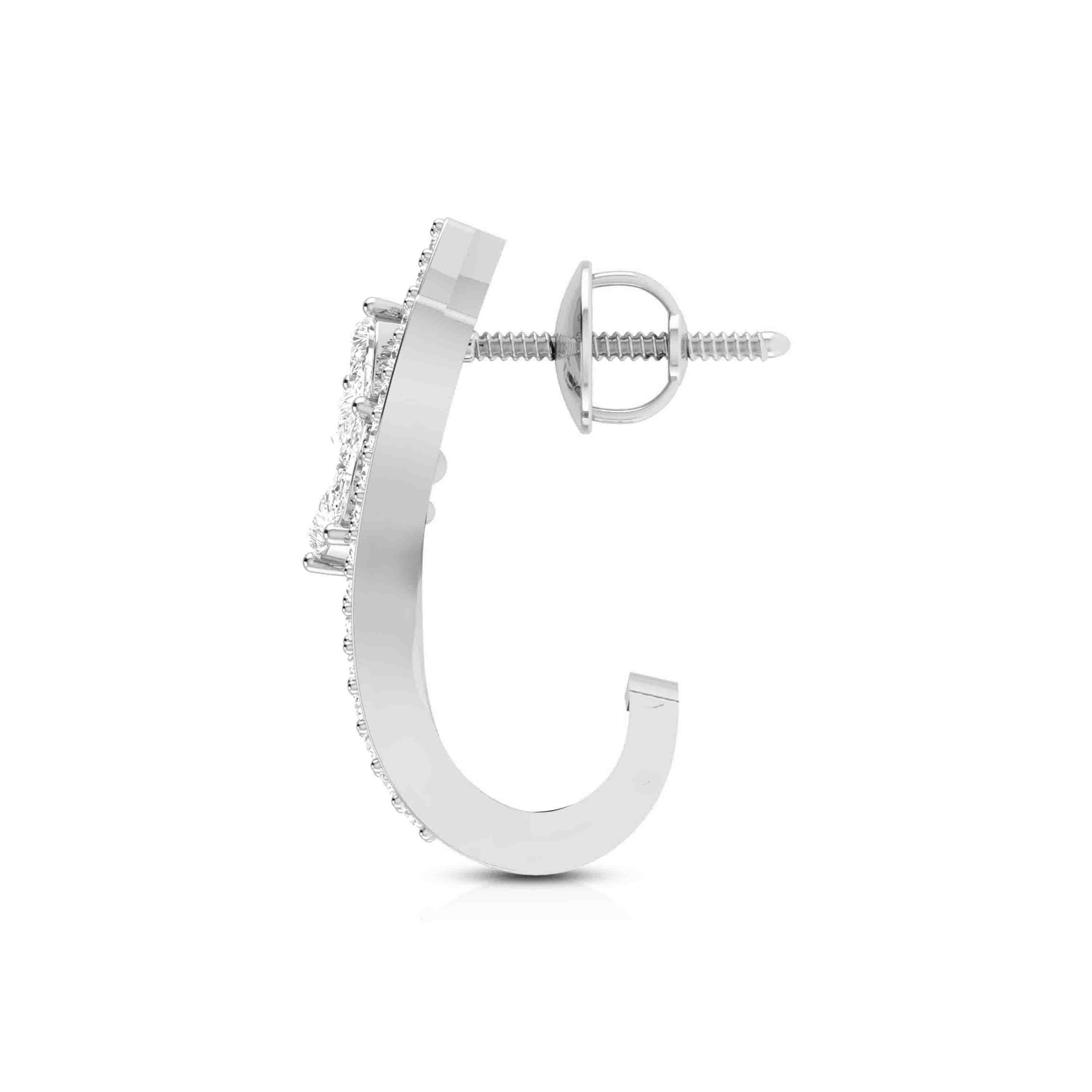 Latest earrings design Freshly Lab Grown Diamond Bali Fiona Diamonds