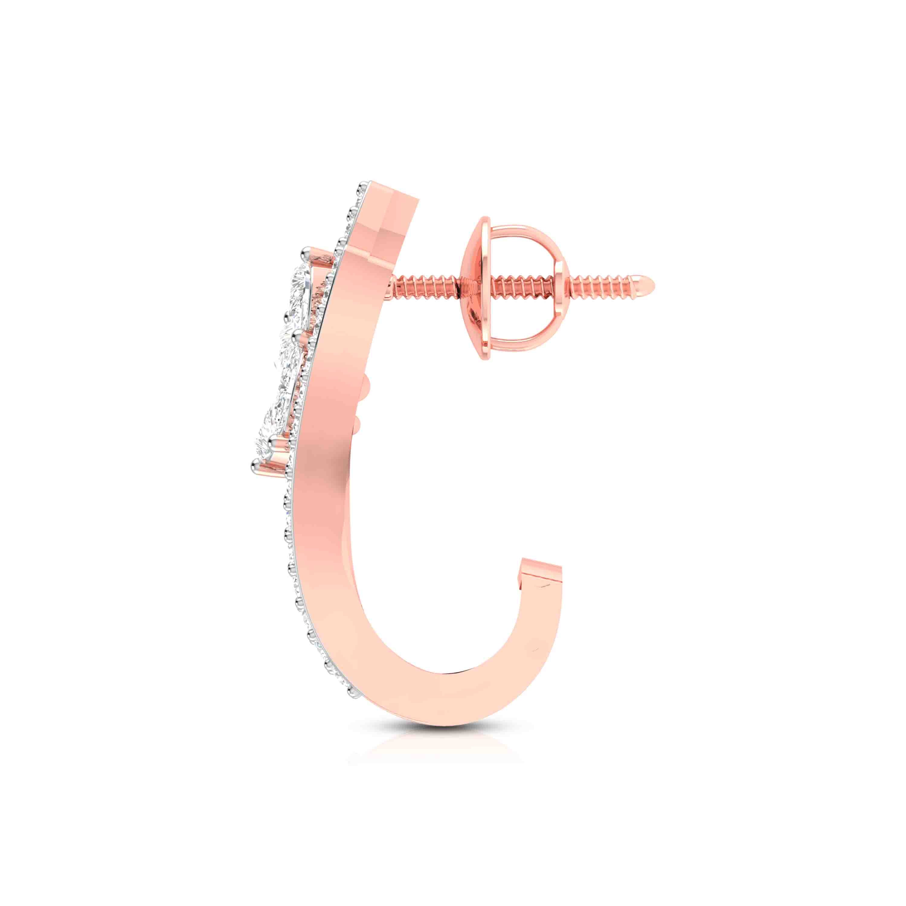 Latest earrings design Freshly Lab Grown Diamond Bali Fiona Diamonds