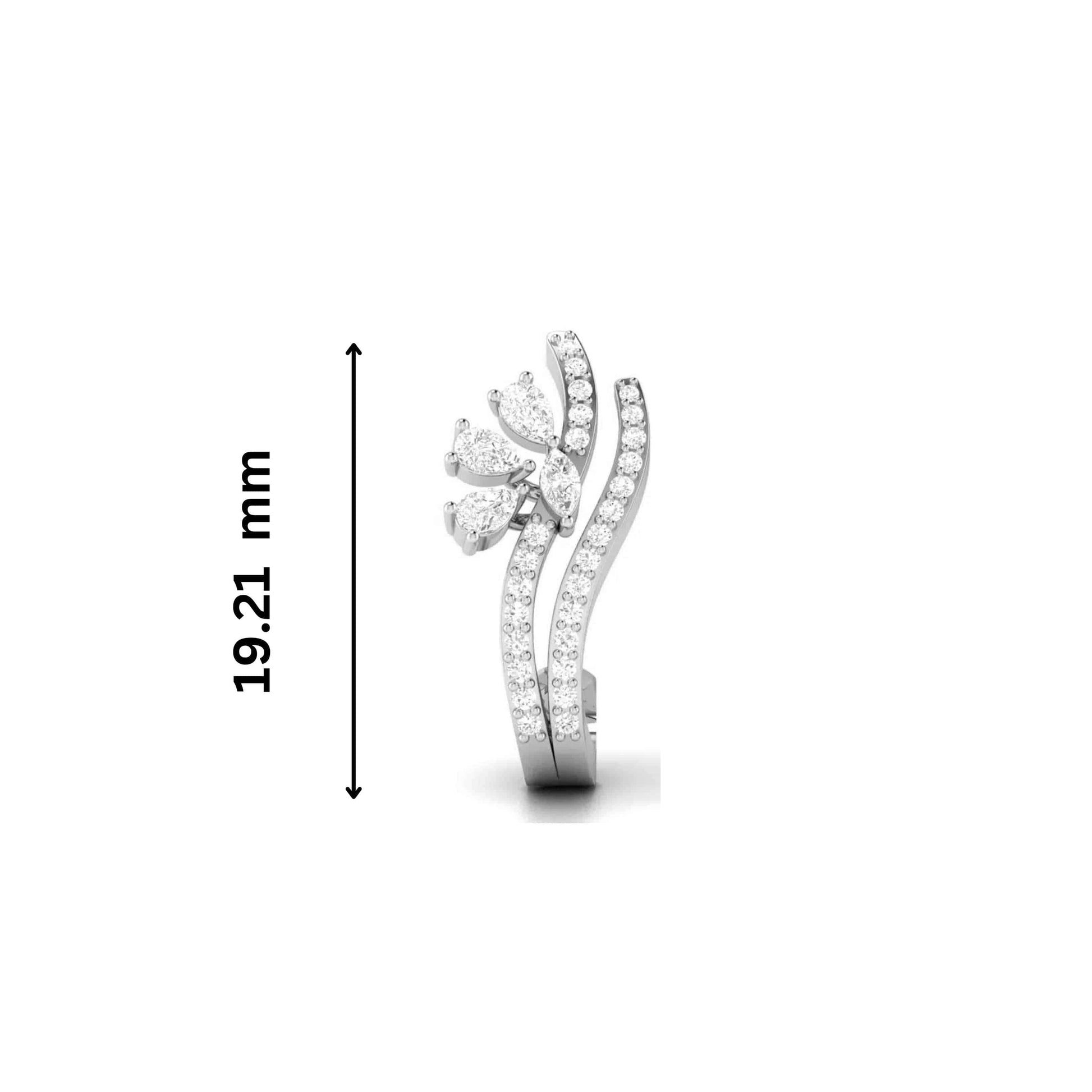 Latest earrings design Freshly Lab Grown Diamond Bali Fiona Diamonds