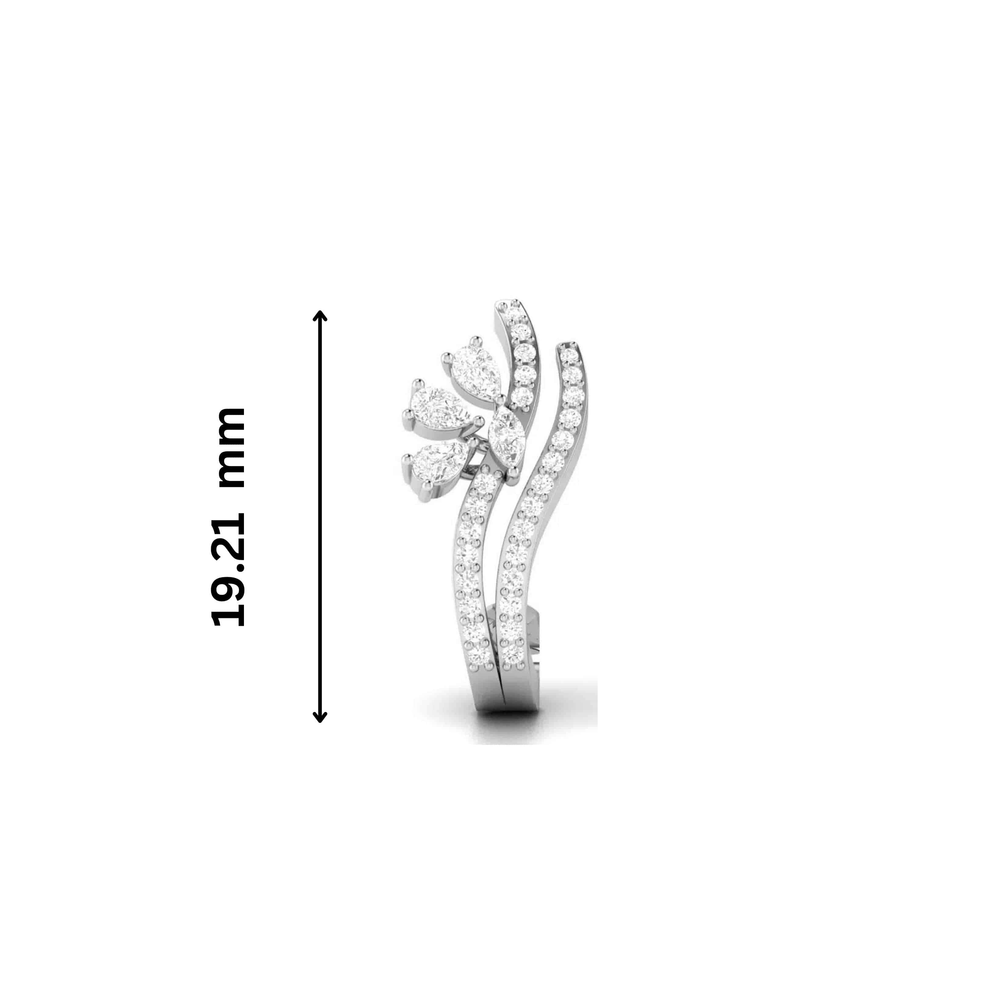 Latest earrings design Freshly Lab Grown Diamond Bali Fiona Diamonds