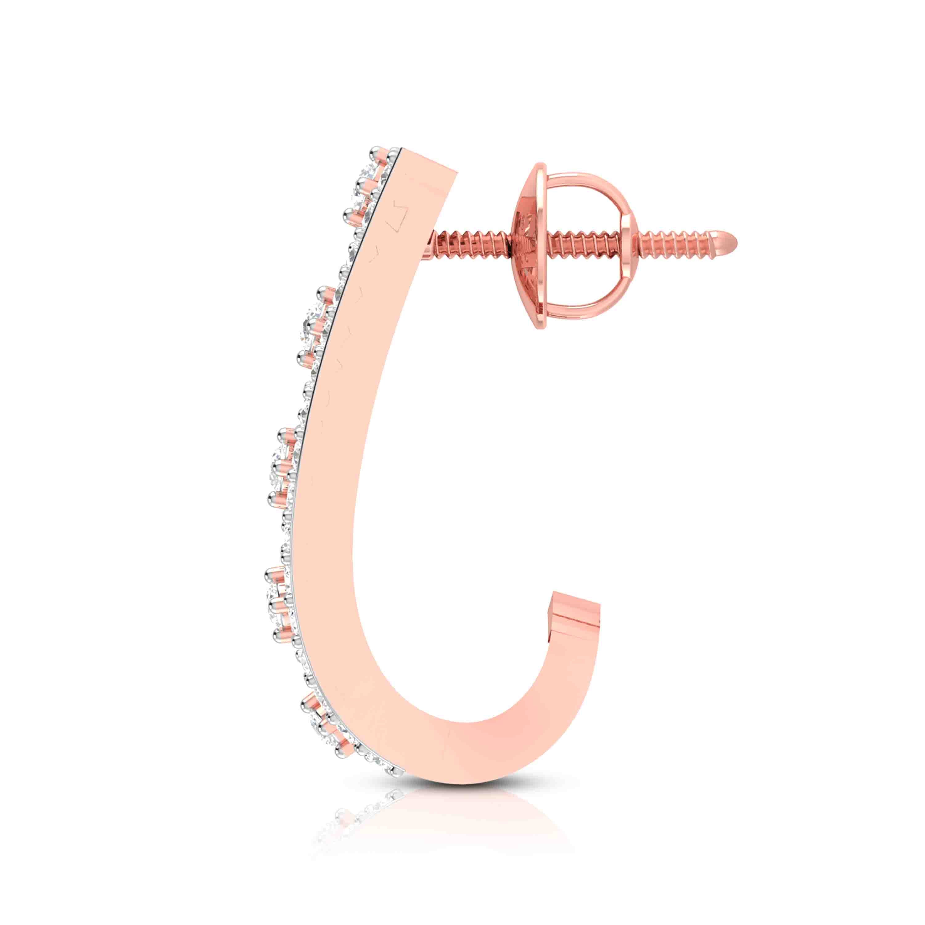 Party wear earrings design Coveted Lab Grown Diamond Studs Fiona Diamonds