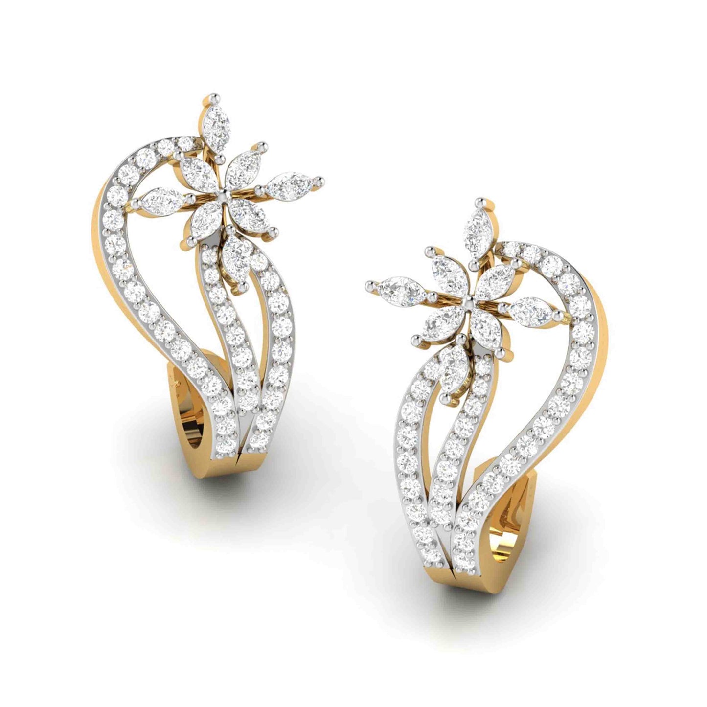 Diamond Earrings Designs For Daily Use 2024 | favors.com
