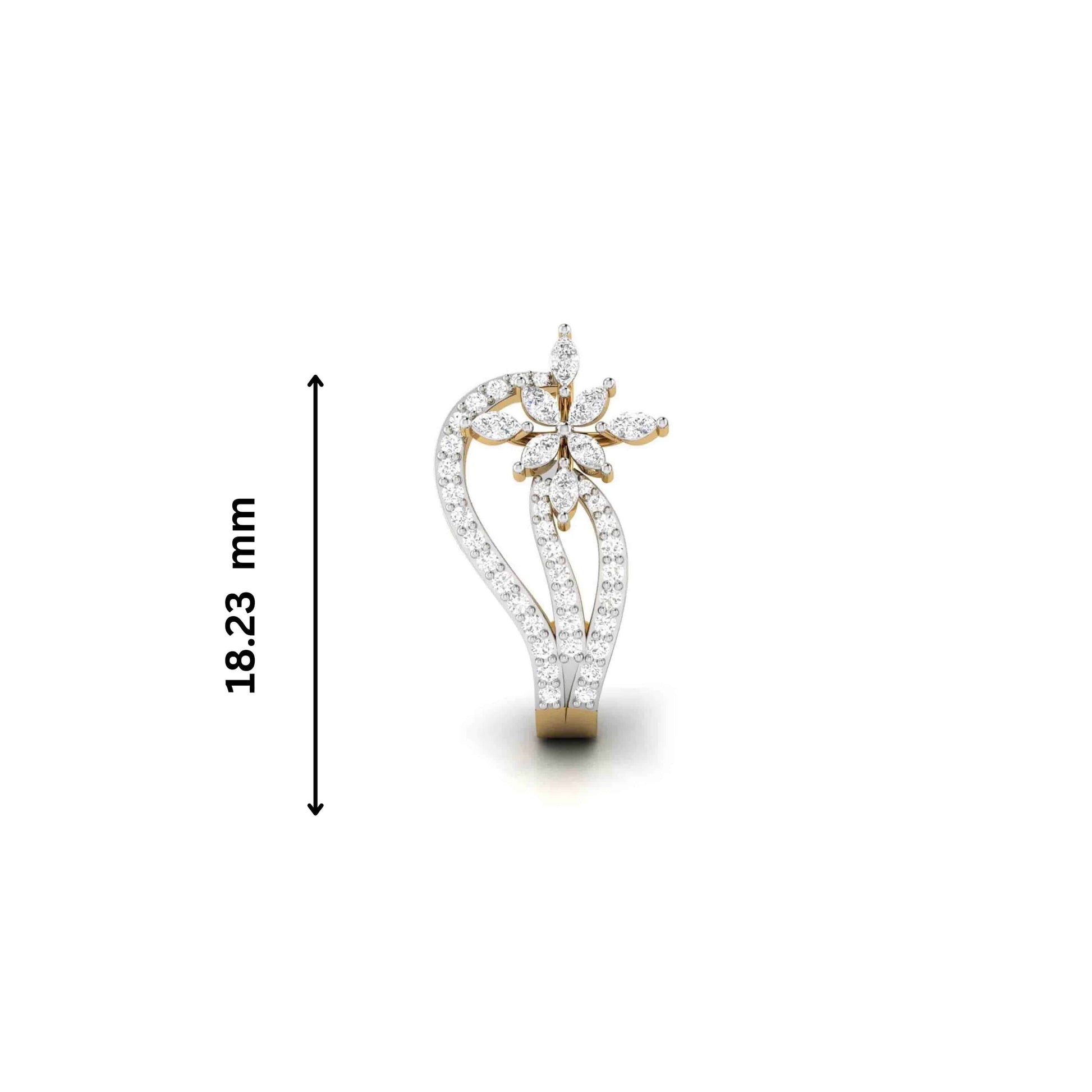 Daily wear earrings design Dwarf Lab Grown Diamond Earrings Fiona Diamonds