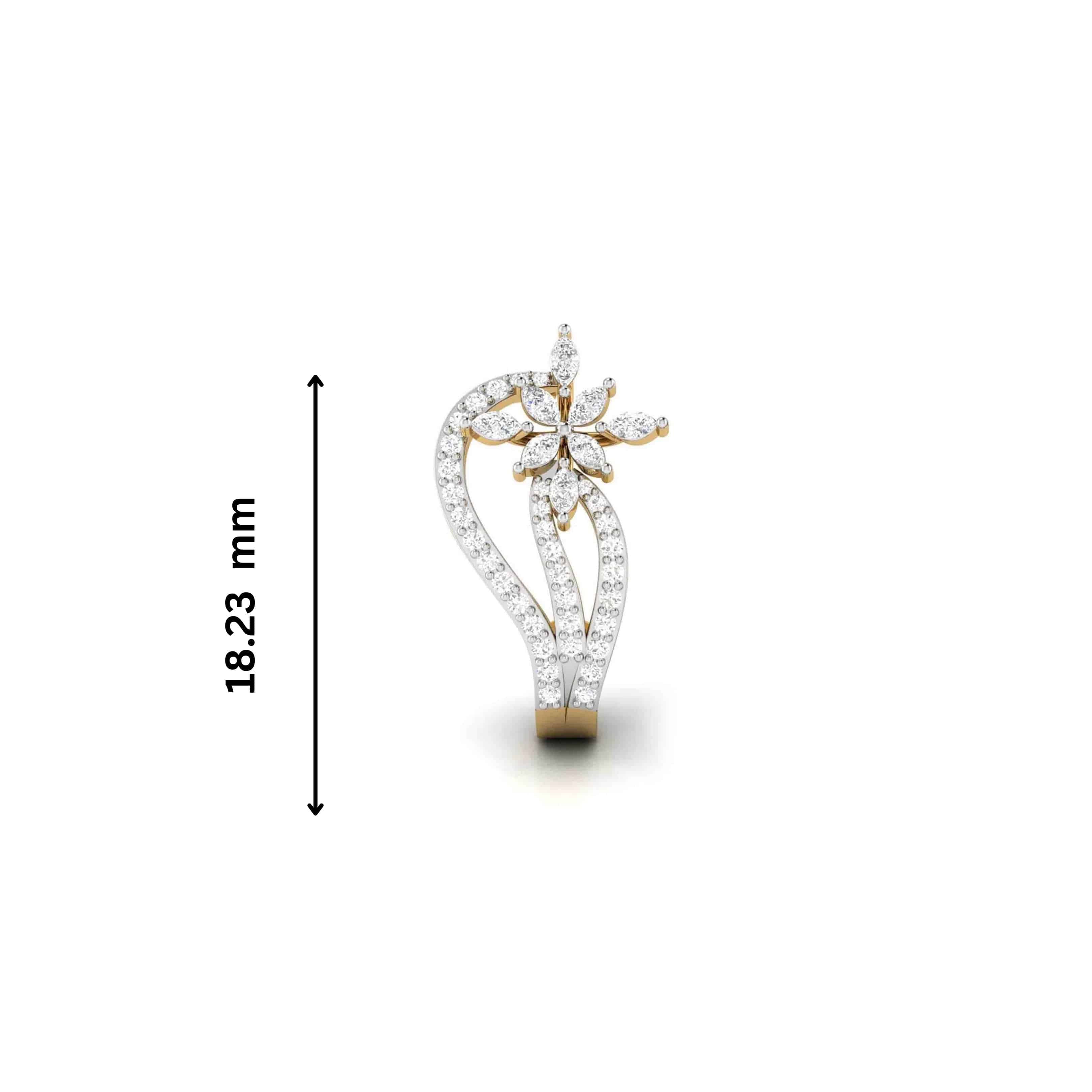 Daily wear earrings design Dwarf Lab Grown Diamond Earrings Fiona Diamonds
