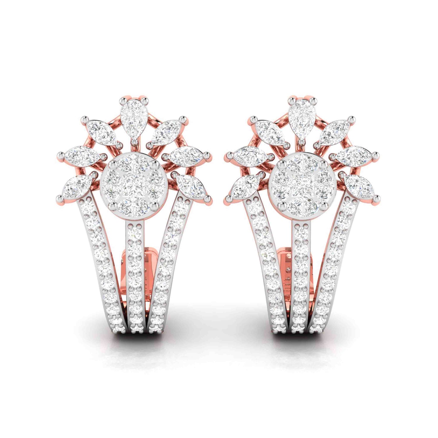 Designer earrings collection Cruple Lab Grown Diamond Earrings Fiona Diamonds