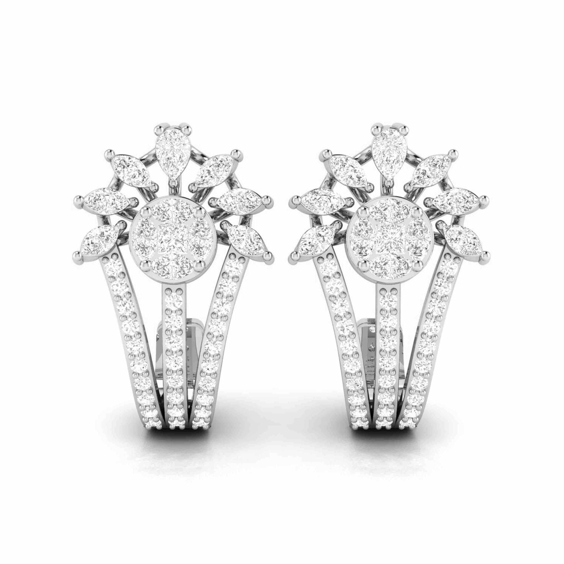 Designer earrings collection Cruple Lab Grown Diamond Earrings Fiona Diamonds