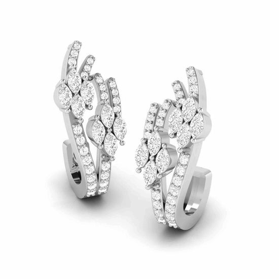 Latest earrings design Keto Lab Grown Diamond Earrings Fiona Diamonds