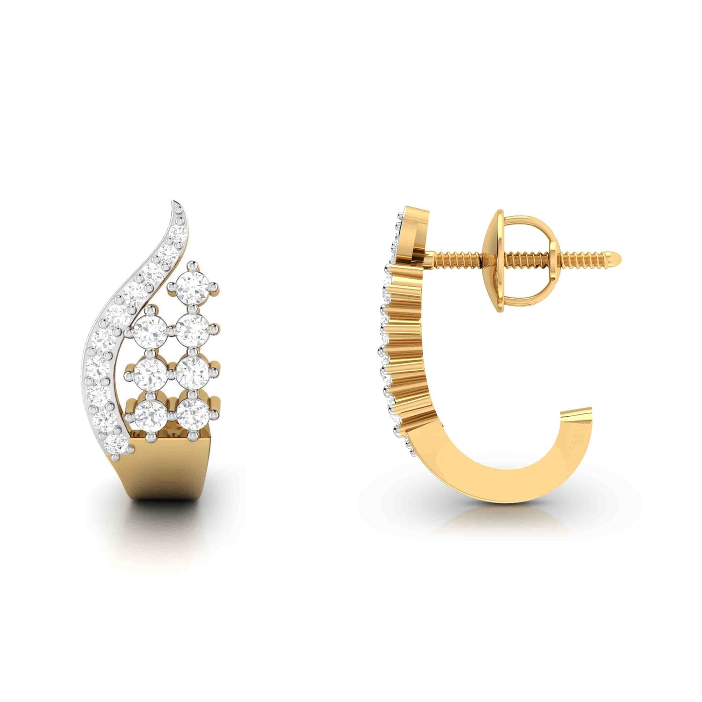 Designer earrings collection Coco Lab Grown Diamond Bali Fiona Diamonds