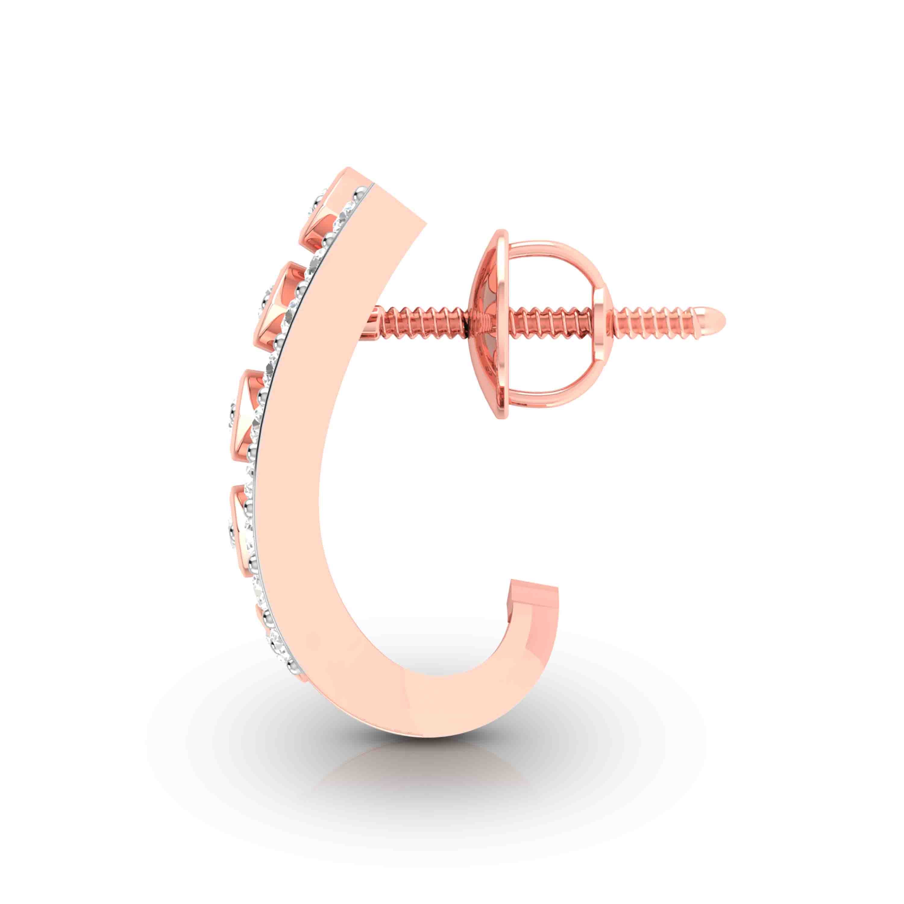 Designer earrings collection Escalera Lab Grown Diamond Bali Fiona Diamonds