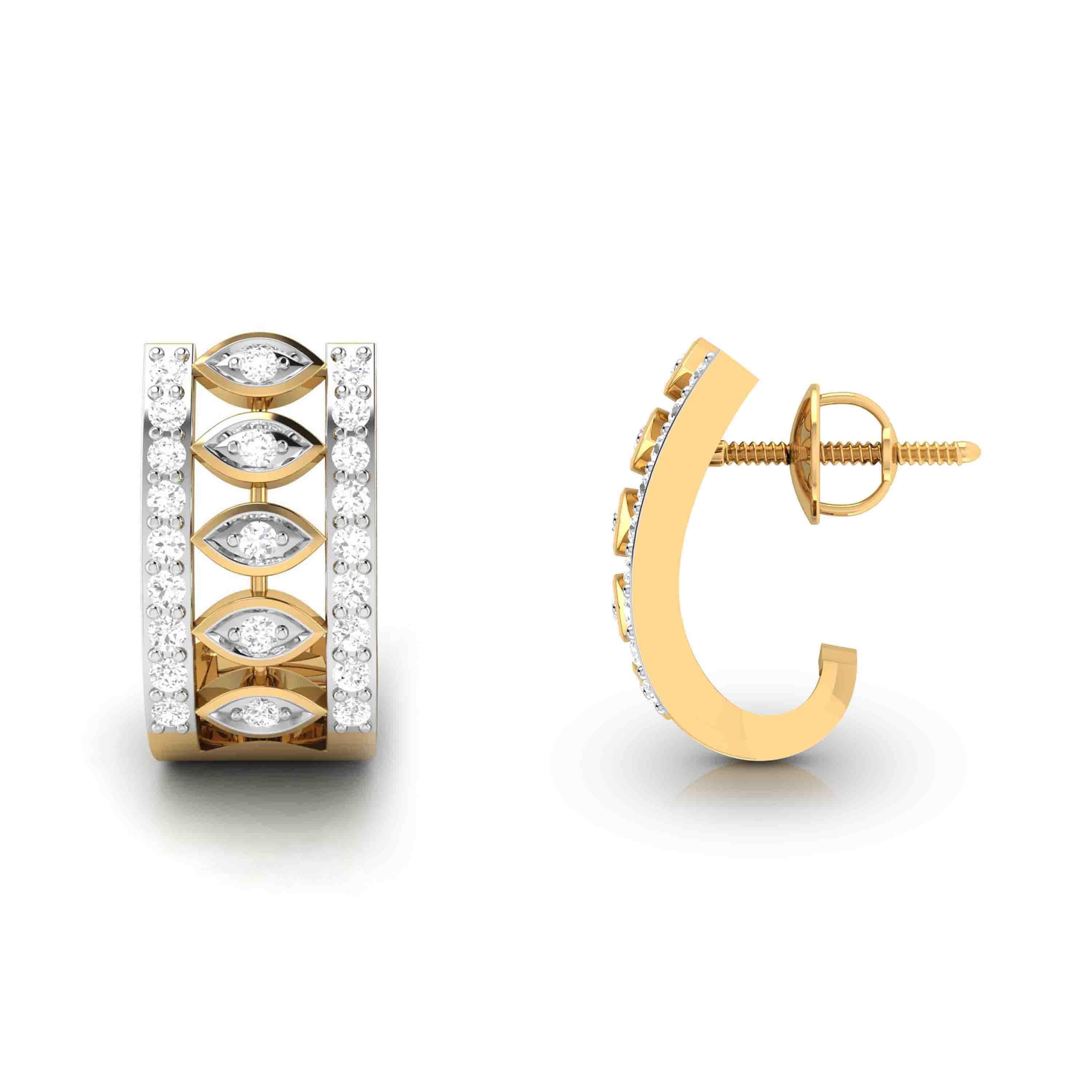 Designer earrings collection Escalera Lab Grown Diamond Bali Fiona Diamonds