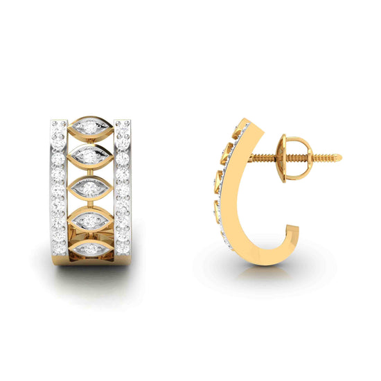 Load image into Gallery viewer, Designer earrings collection Escalera Lab Grown Diamond Bali Fiona Diamonds
