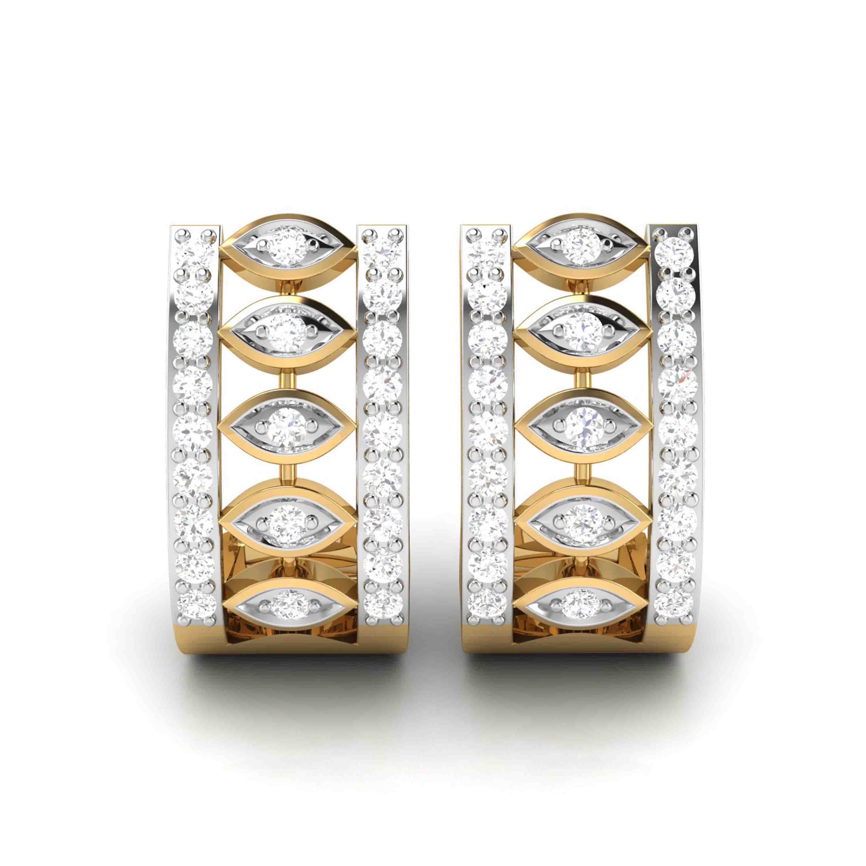 Designer earrings collection Escalera Lab Grown Diamond Bali Fiona Diamonds