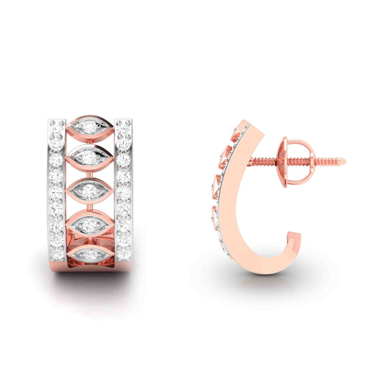 Load image into Gallery viewer, Designer earrings collection Escalera Lab Grown Diamond Bali Fiona Diamonds
