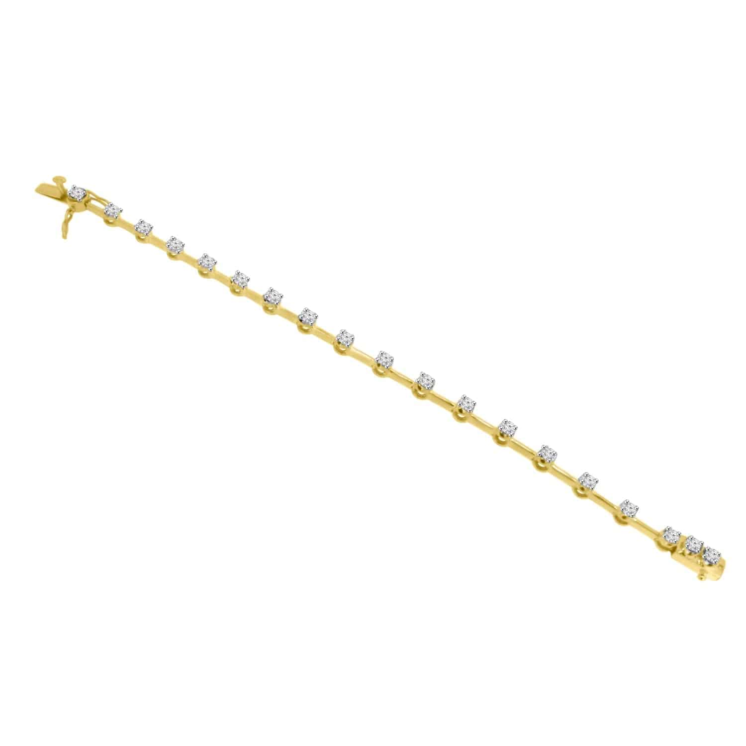 Pinion  lab grown diamond bracelet