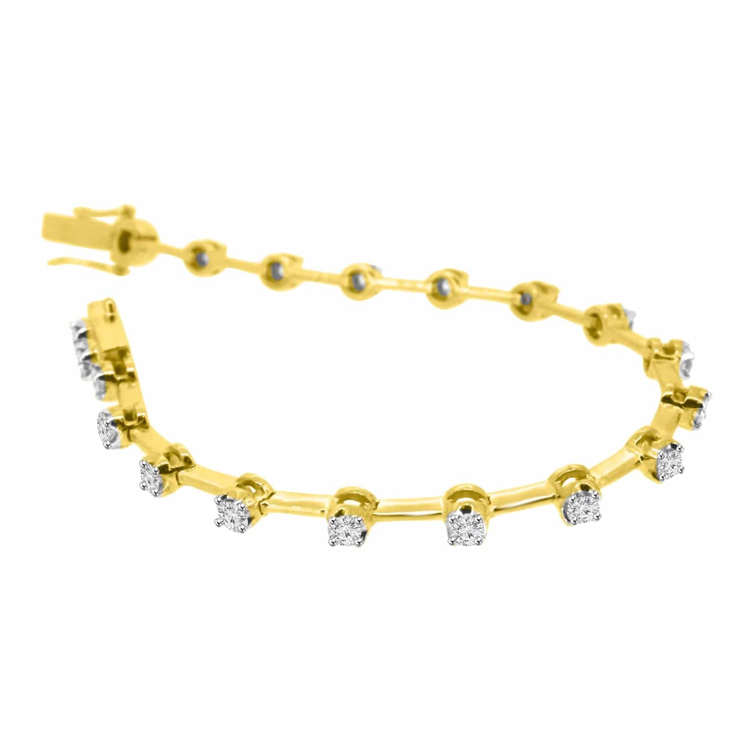 Pinion  lab grown diamond bracelet