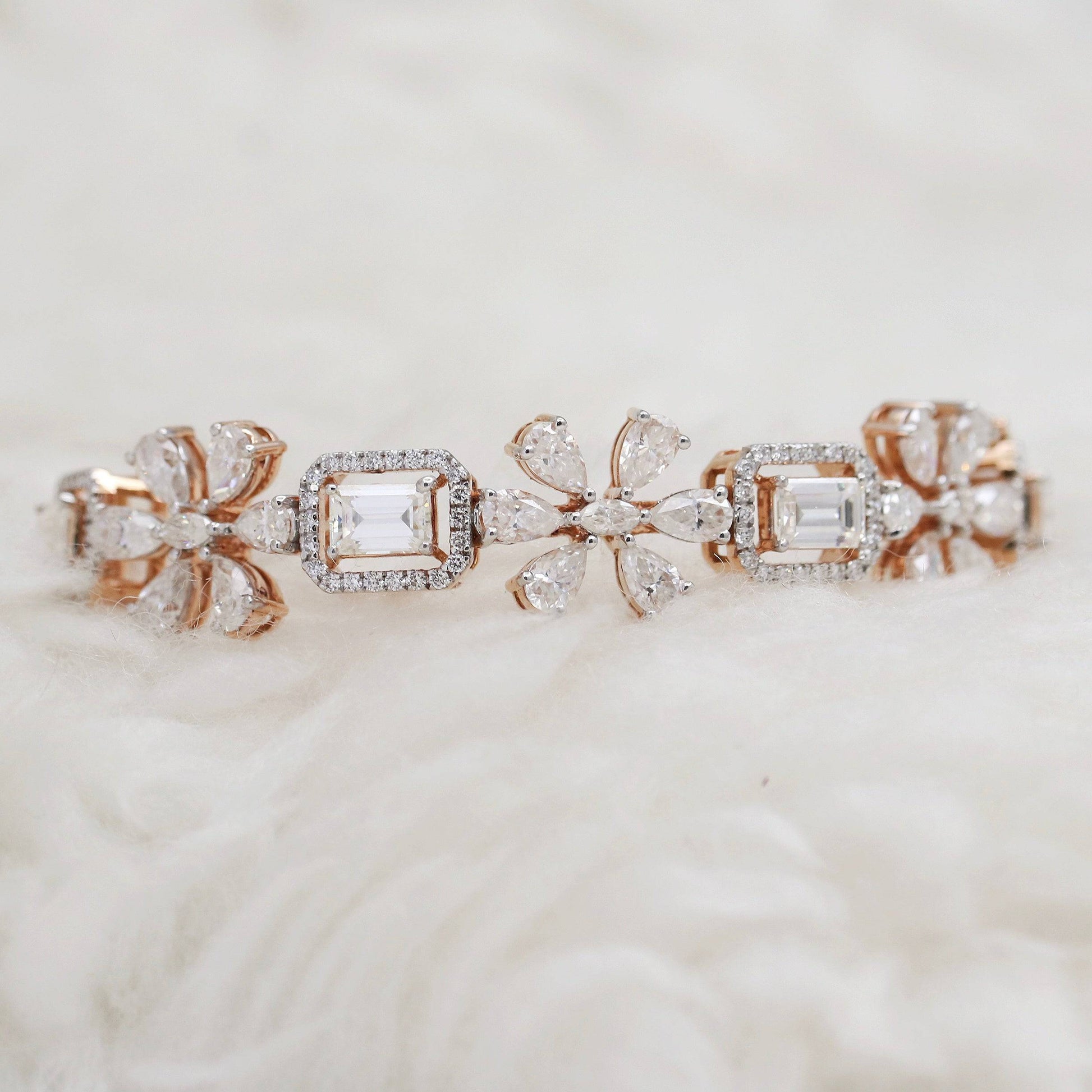 Fervent lab grown diamond bracelet