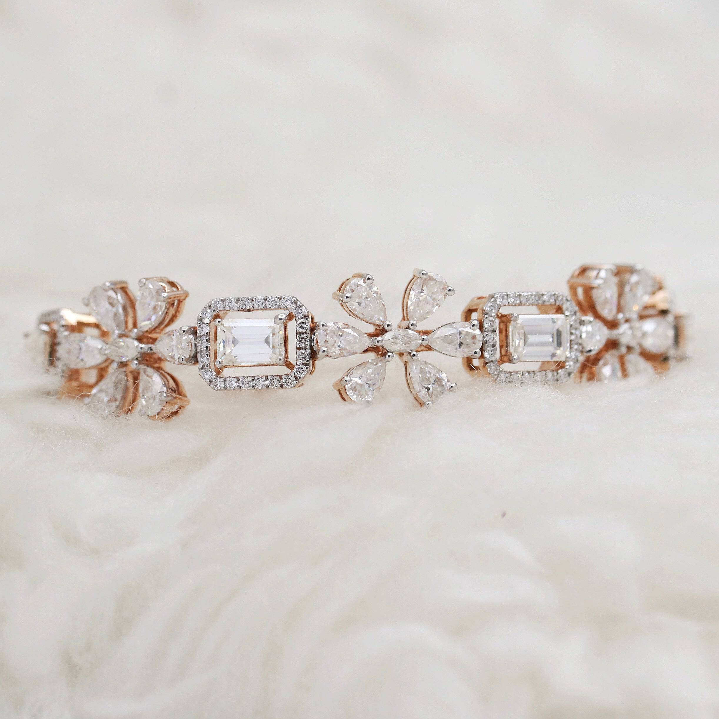 Fervent lab grown diamond bracelet