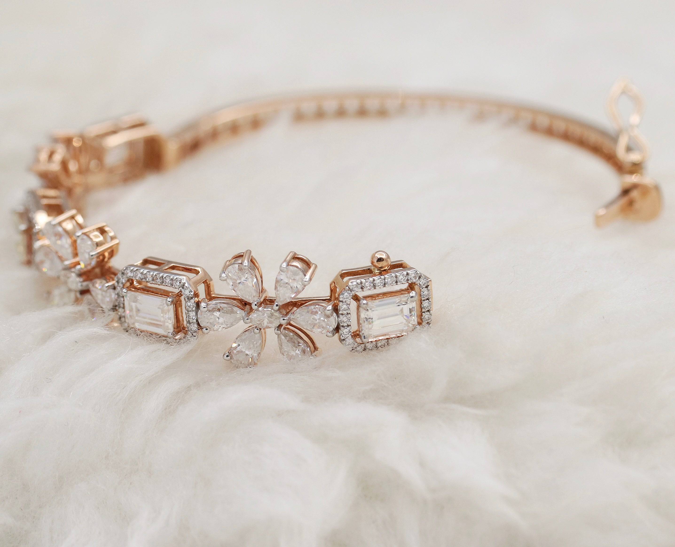 Fervent lab grown diamond bracelet