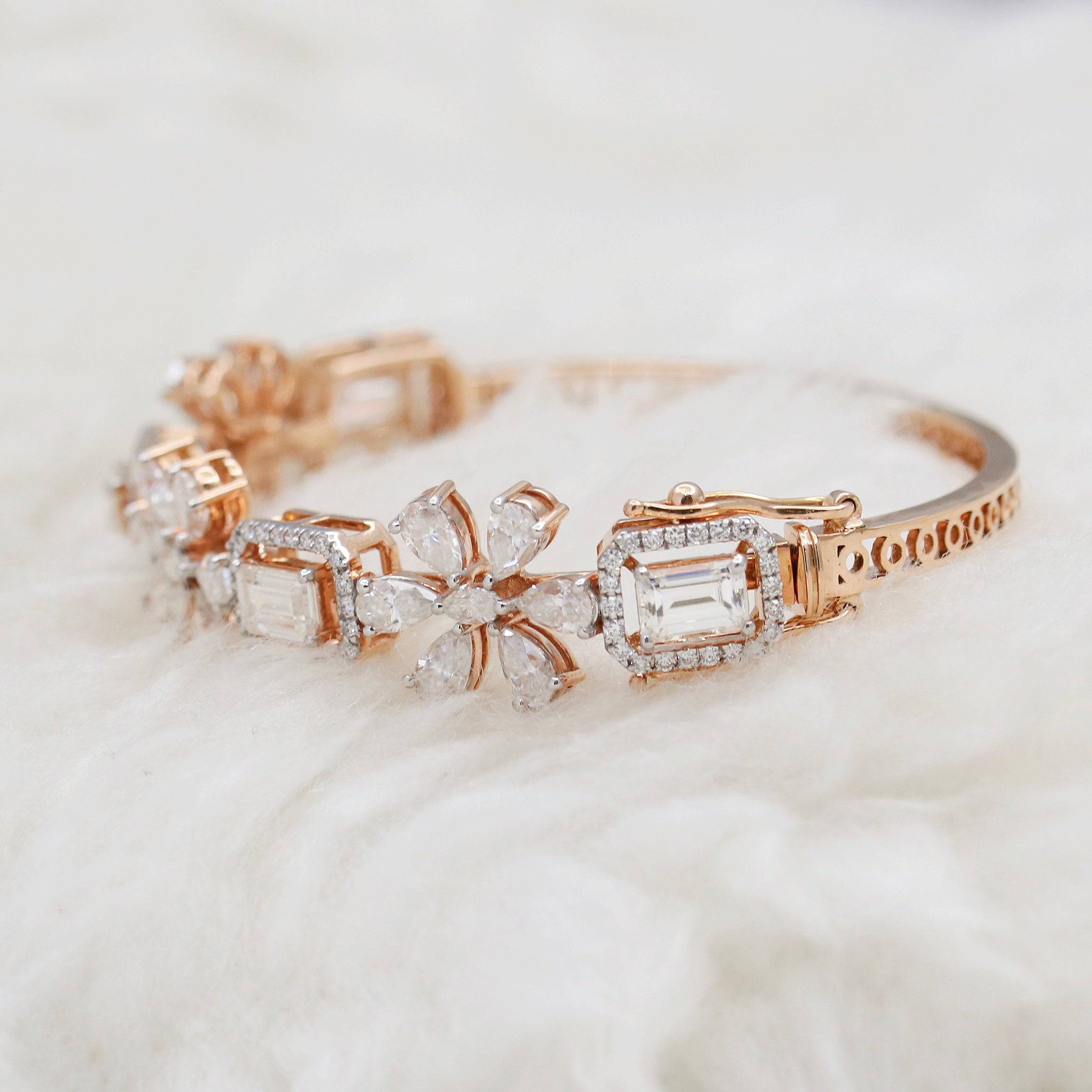 Fervent lab grown diamond bracelet