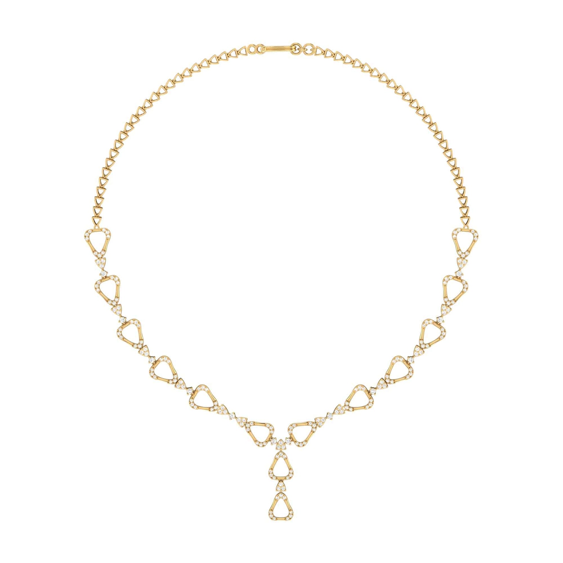 Azure Fancy Necklace Fiona Diamonds