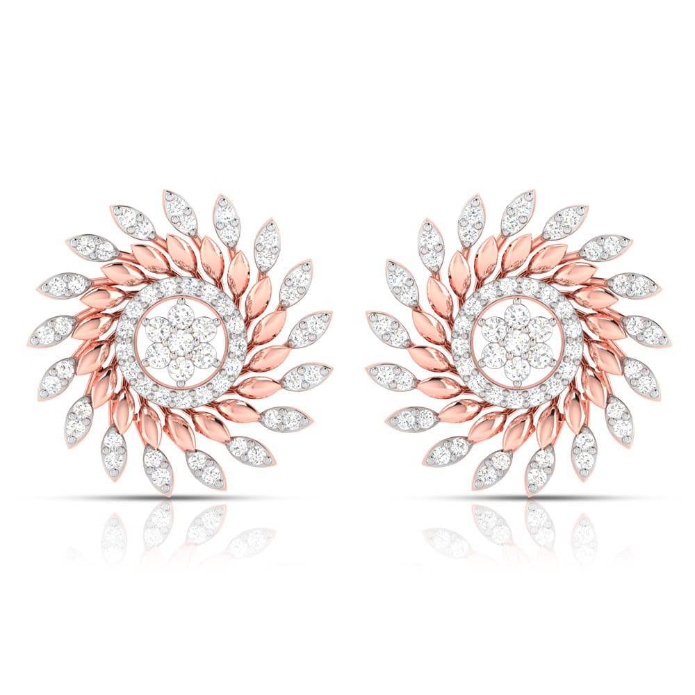 Fancy earrings design Pulse Lab Grown Diamond Earrings Fiona Diamonds