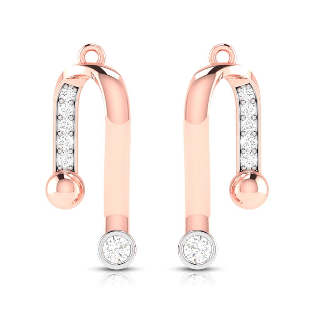 Daily wear earrings design Marva Lab Grown Diamond Earrings Fiona Diamonds