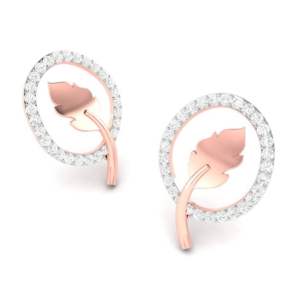Daily wear earrings design Futurist Lab Grown Diamond Earrings Fiona Diamonds