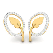 Daily wear earrings design Futurist Lab Grown Diamond Earrings Fiona Diamonds