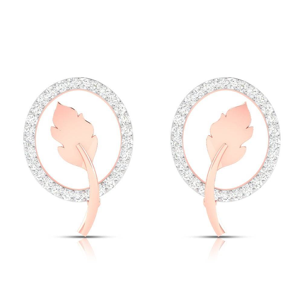 Daily wear earrings design Futurist Lab Grown Diamond Earrings Fiona Diamonds