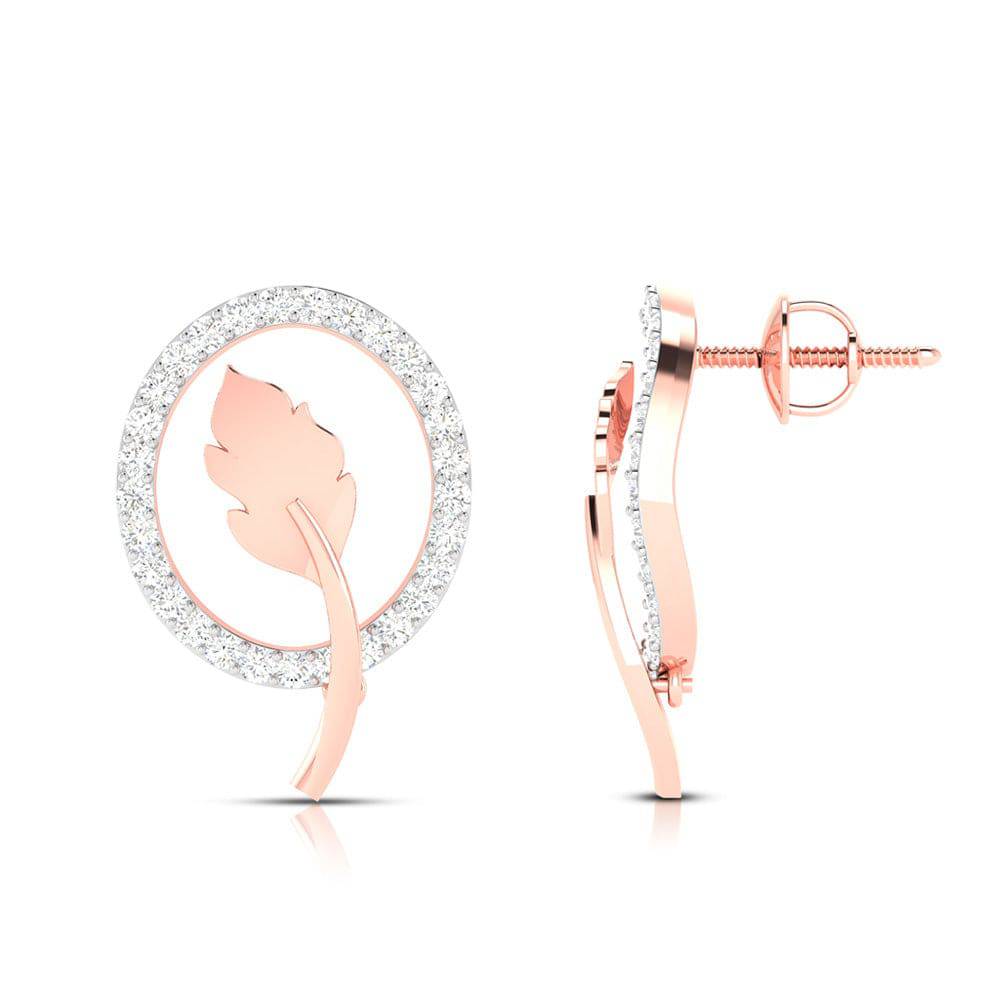 Daily wear earrings design Futurist Lab Grown Diamond Earrings Fiona Diamonds