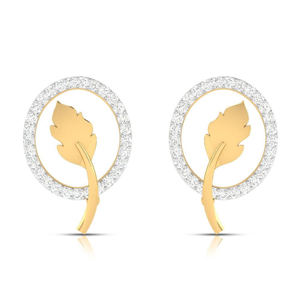 Daily wear earrings design Futurist Lab Grown Diamond Earrings Fiona Diamonds