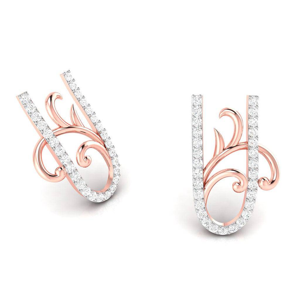 Latest earrings design Flashy Lab Grown Diamond Earrings Fiona Diamonds