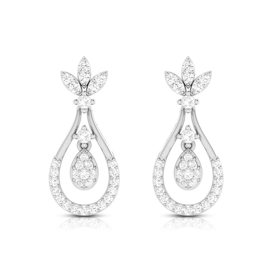Latest earrings design Staid Lab Grown Diamond Earrings Fiona Diamonds