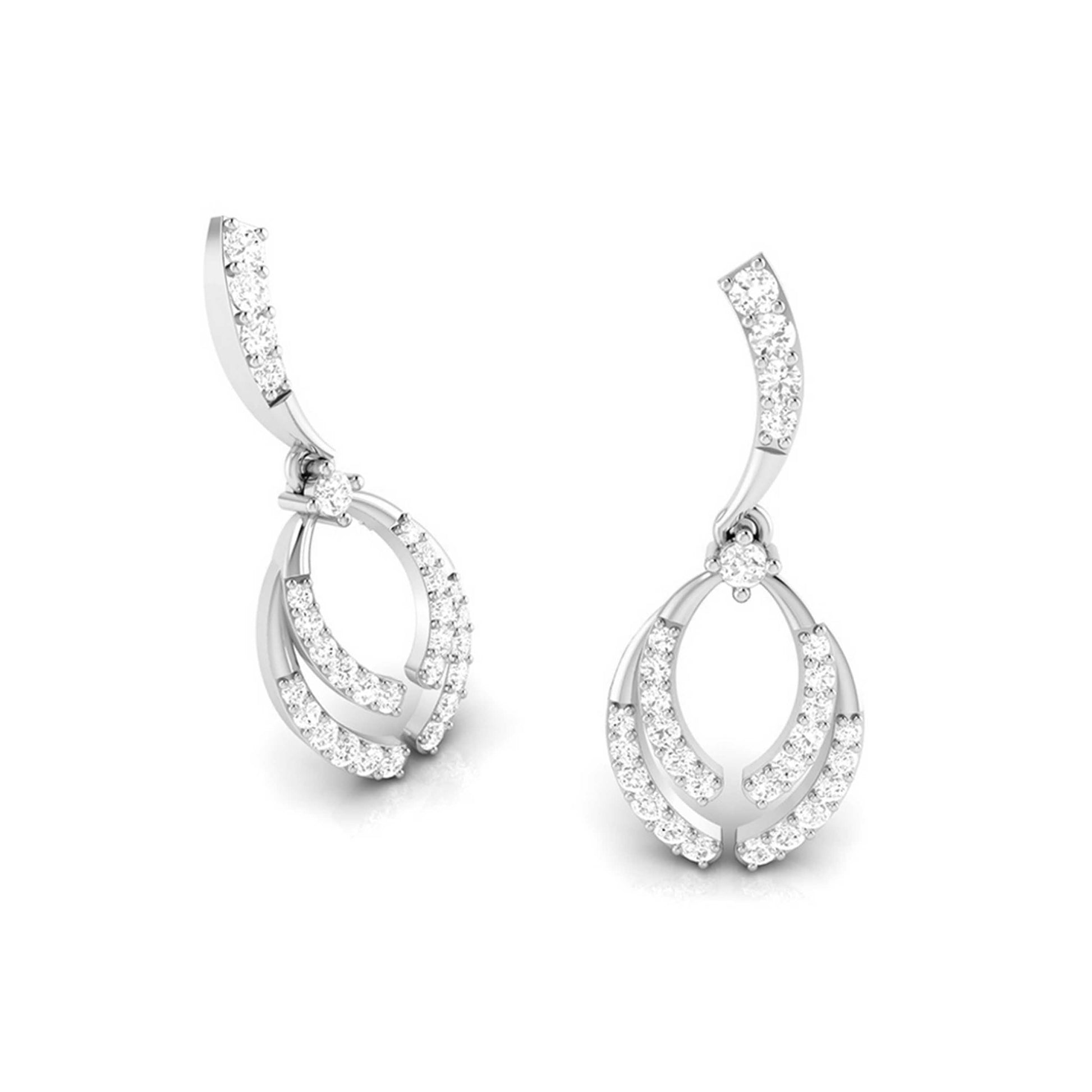 Latest earrings design Fascination Lab Grown Diamond Earrings Fiona Diamonds