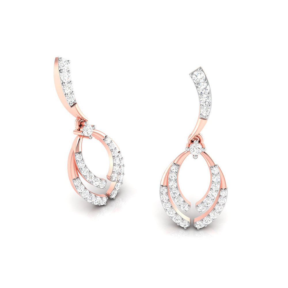 Latest earrings design Fascination Lab Grown Diamond Earrings Fiona Diamonds