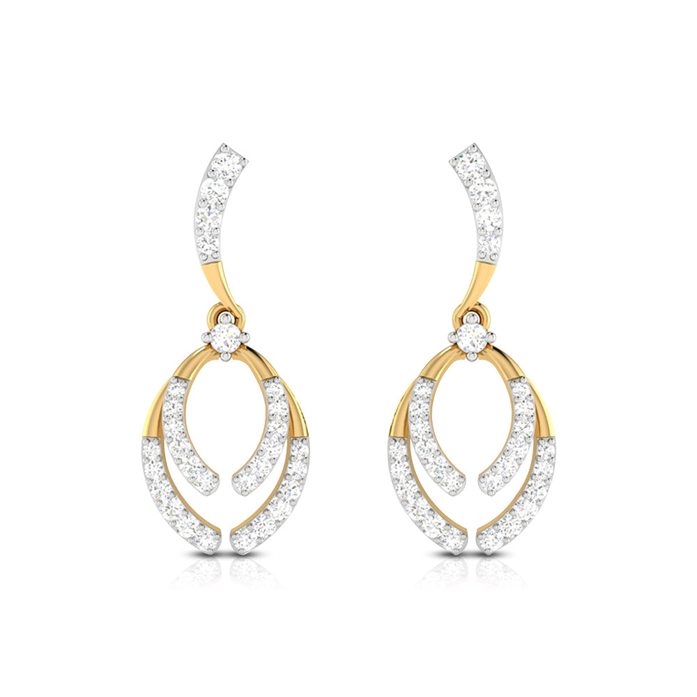 Latest earrings design Fascination Lab Grown Diamond Earrings Fiona Diamonds
