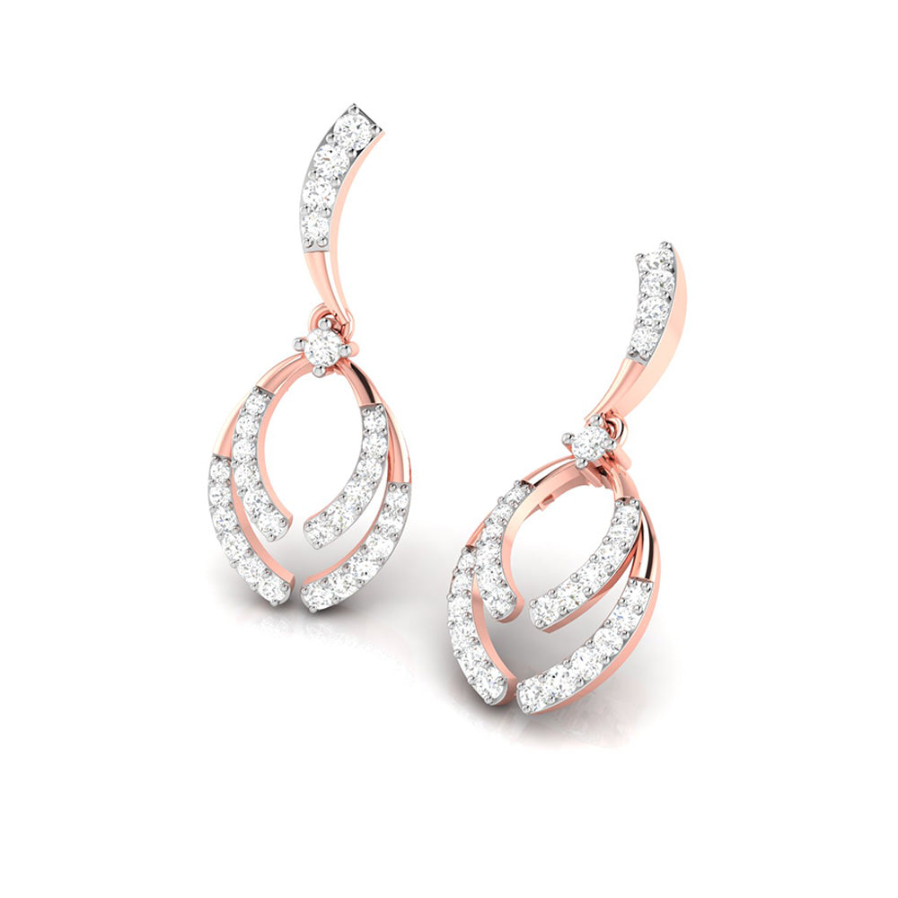 Latest earrings design Fascination Lab Grown Diamond Earrings Fiona Diamonds