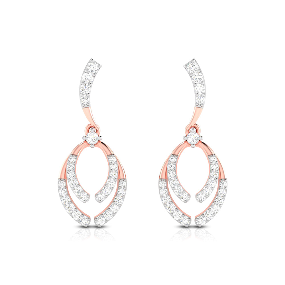 Latest earrings design Fascination Lab Grown Diamond Earrings Fiona Diamonds