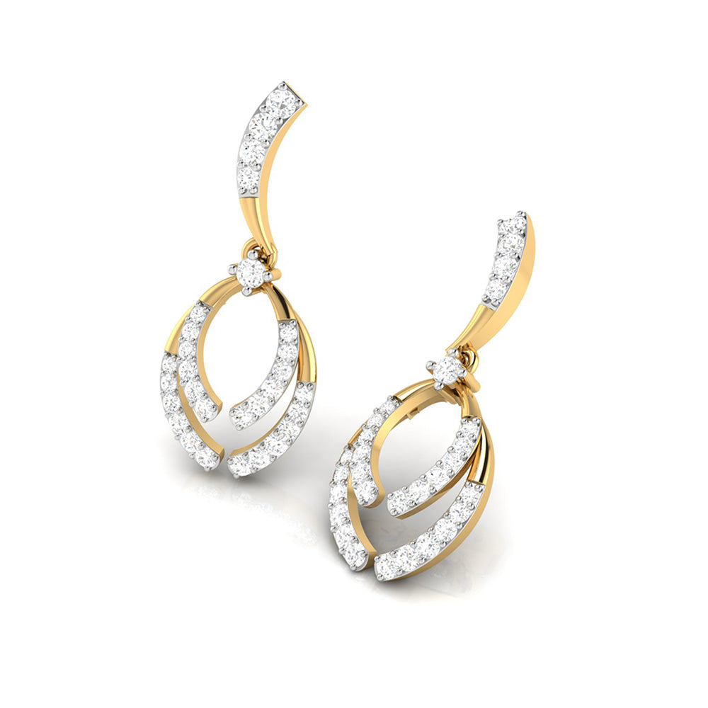 Latest earrings design Fascination Lab Grown Diamond Earrings Fiona Diamonds