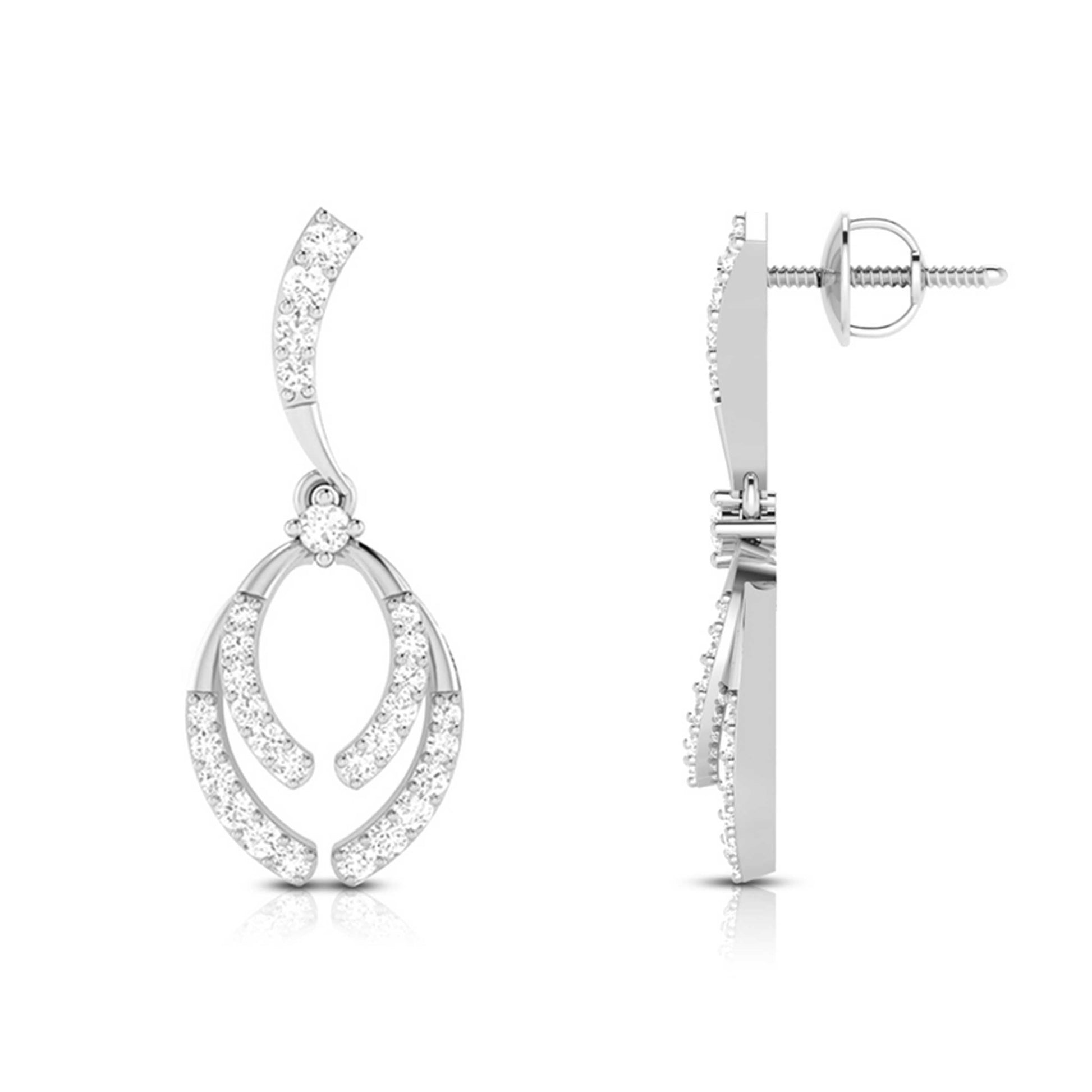 Latest earrings design Fascination Lab Grown Diamond Earrings Fiona Diamonds