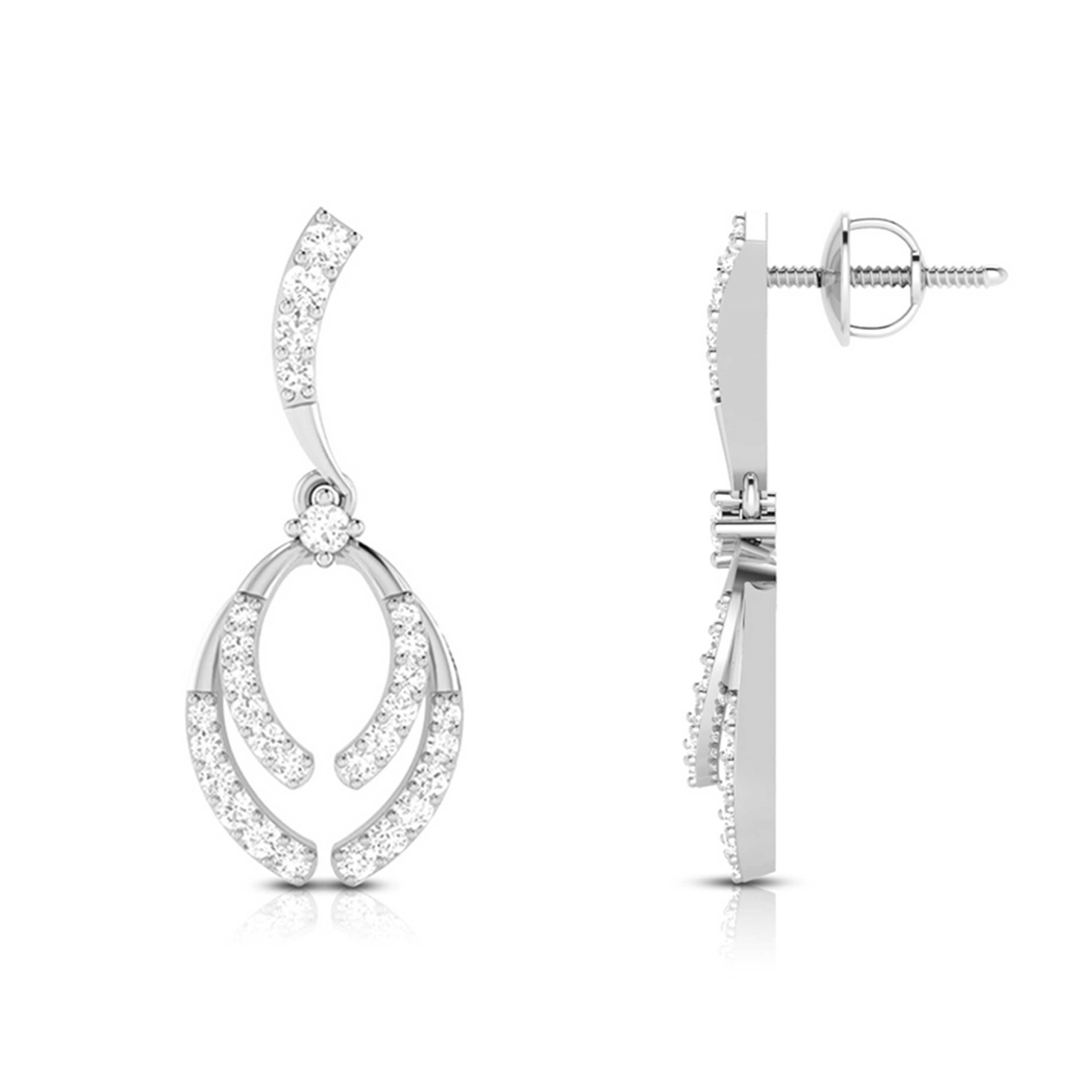 Latest earrings design Fascination Lab Grown Diamond Earrings Fiona Diamonds