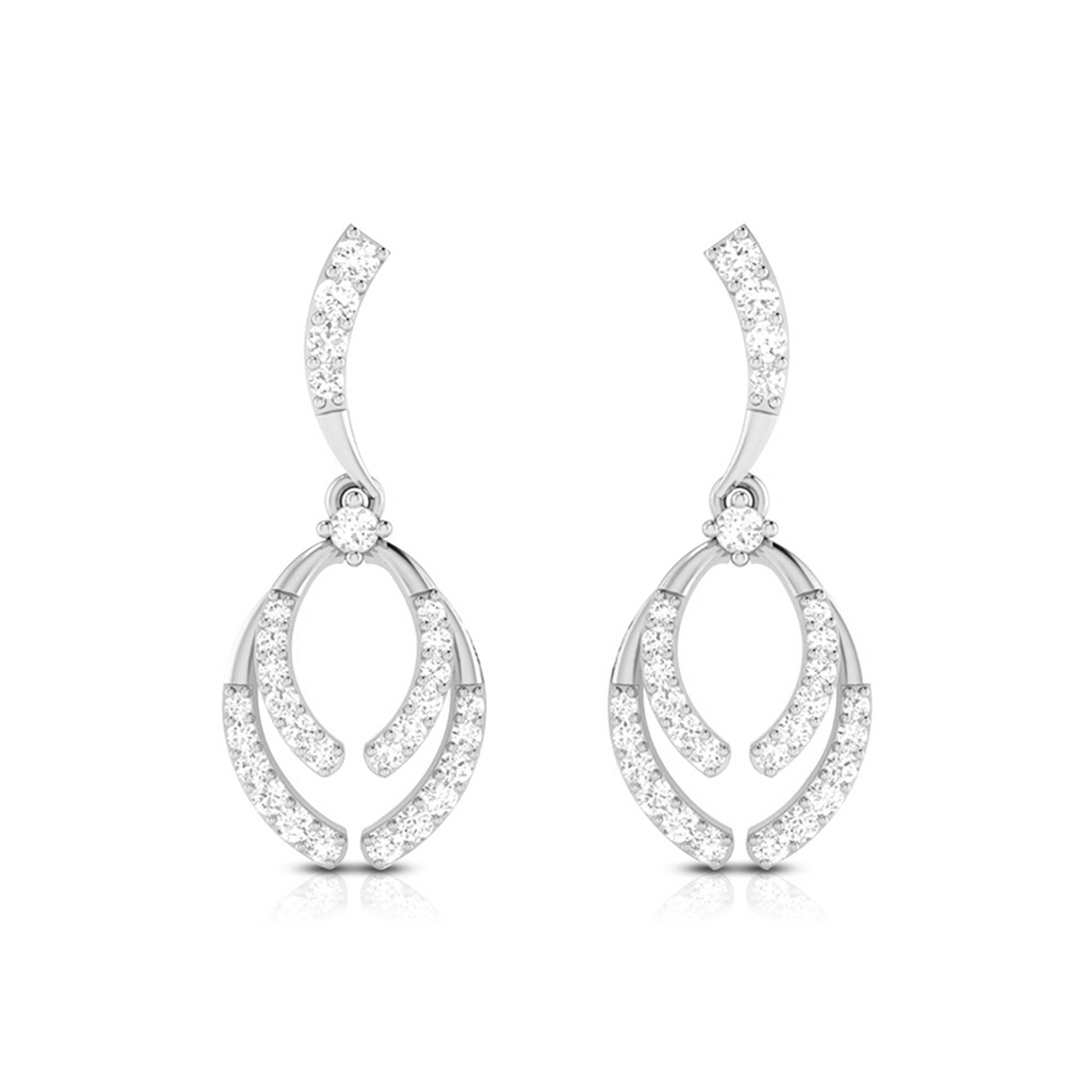 Latest earrings design Fascination Lab Grown Diamond Earrings Fiona Diamonds