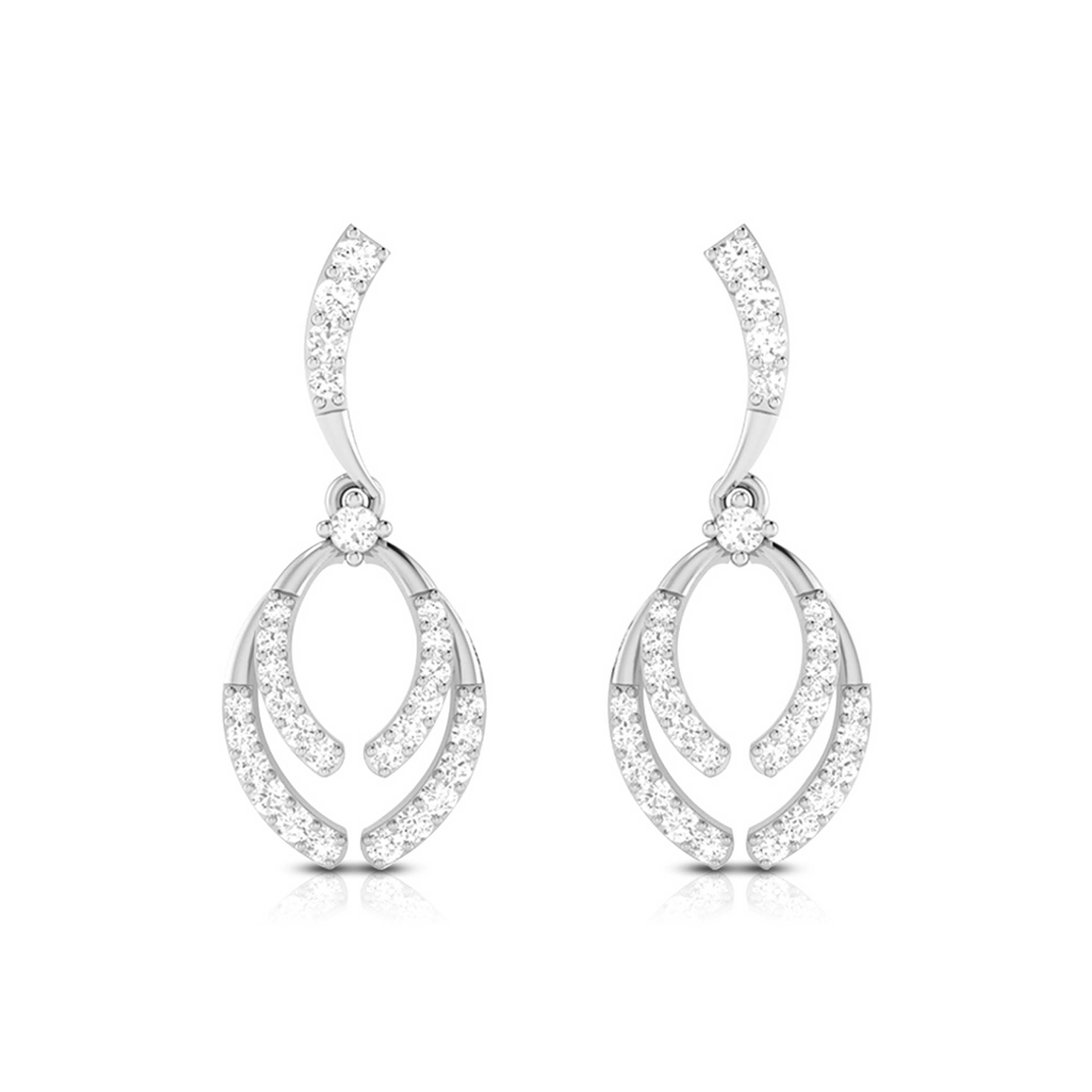 Latest earrings design Fascination Lab Grown Diamond Earrings Fiona Diamonds