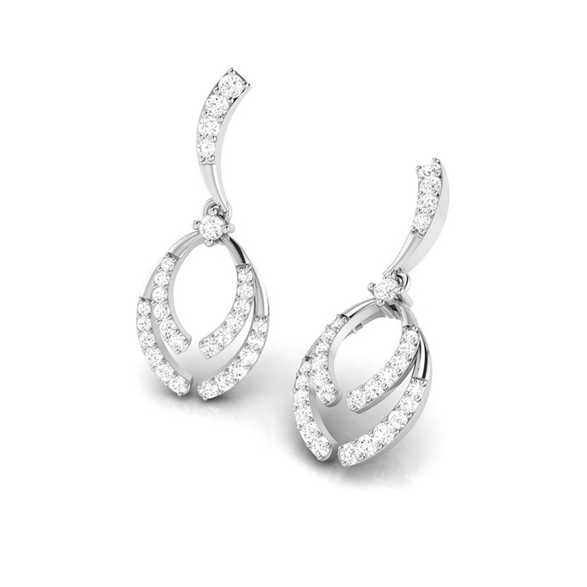Latest earrings design Fascination Lab Grown Diamond Earrings Fiona Diamonds