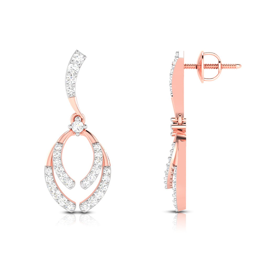 Latest earrings design Fascination Lab Grown Diamond Earrings Fiona Diamonds